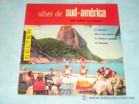 Discos de vinilo: MARK WARREN - AIRES DE SUD-AMERICA - Foto 1