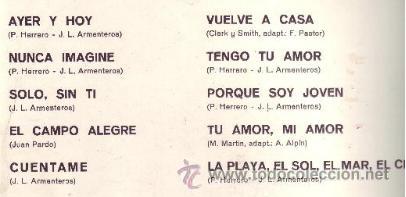 Discos de vinilo: FORMULA V edicion circulo de lectores 10 pulgadas 1969 - Foto 2