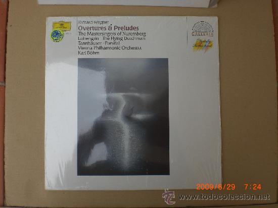 Discos de vinilo: RICHARD WAGNER, OBERTURAS Y PRELUDIOS - Foto 1