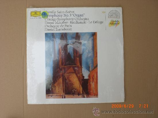 Discos de vinil: SAINT-SA&Euml;NS, SINFONIA N&ordm; 3 ORGANO