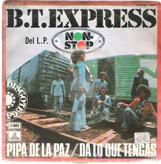 Discos de vinilo: b. t . express - pipa de la paz *** odeon espa&ntilde;a 1975 - Foto 1