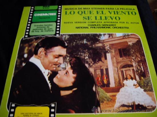 Discos de vinilo: LO QUE EL VIENTO SE LLEVO-RCA - Foto 1