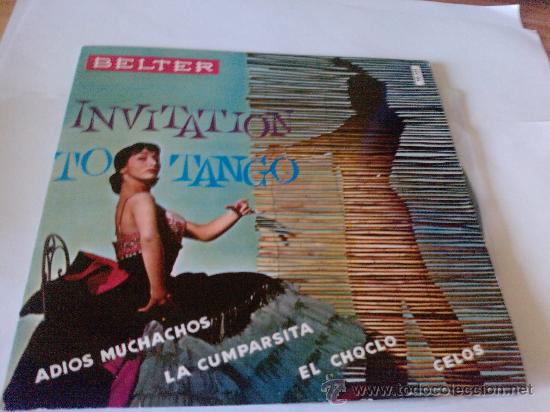 Discos de vinilo: DISCO VINILO INVITATION TO TANGO &rdquo;ADIOS MUCHACHOS&rdquo; - Foto 1