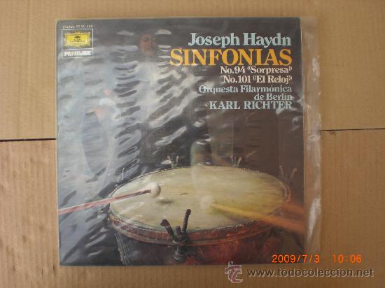 Discos de vinilo: JOSEPH HAYDN, SINFONIAS - Foto 1