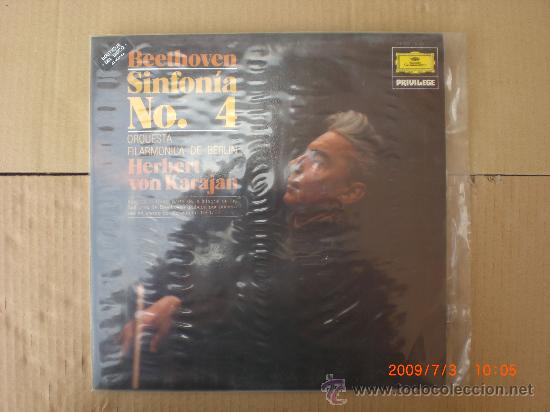 Discos de vinilo: BEETHOVEN, SINFONIA N&ordm; 4 - Foto 1