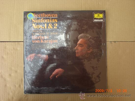 Discos de vinilo: BEETHOVEN SINFONIA N&ordm; 1 & 2 - Foto 1