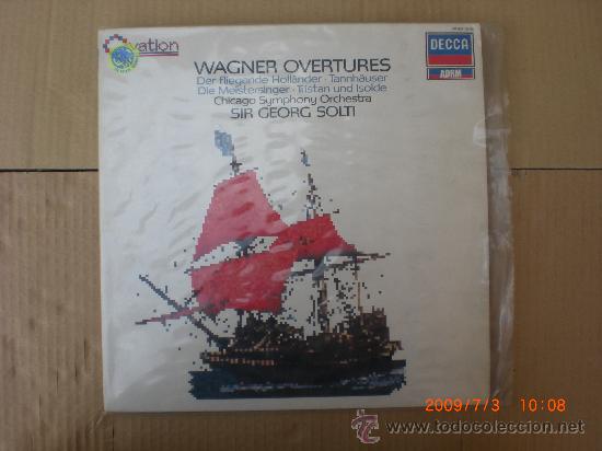 Discos de vinilo: WAGNER , OVERTURES - Foto 1