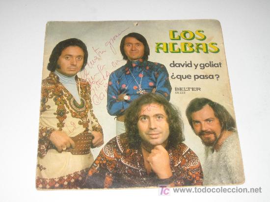Discos de vinilo: LOS ALBAS - FIRMADO Y DEDICADO - 1973 - Foto 1