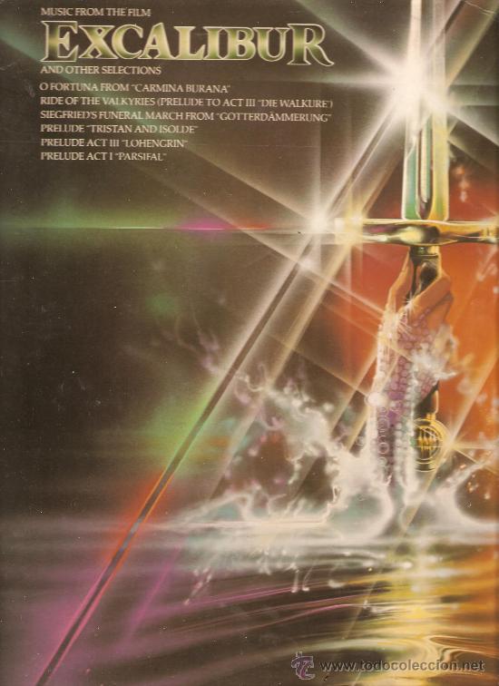 Discos de vinilo: LP BANDA SONORA - EXCALIBUR - Foto 1