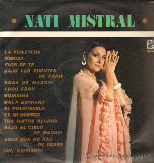 Discos de vinilo: LP,NATI MISTRAL. LP-FLA-200 - Foto 1