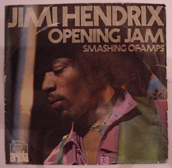 Discos de vinilo: JIMI HENDRIX RARO SINGLE OPENING JAM 1971 - Foto 1