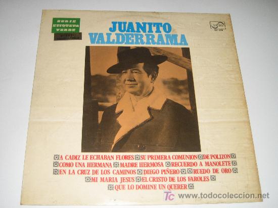 Discos de vinilo: JUANITO VALDERRAMA - ZAFIRO - Foto 1