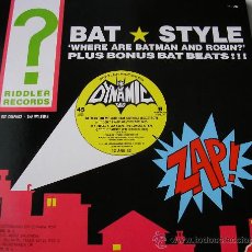 Discos de vinilo: BATMAN THEME - BAT STYLE - MAXI VINILO 1988. Lote 17719413