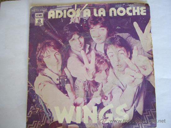 Discos de vinilo: Wings. Adios a la noche - Foto 1
