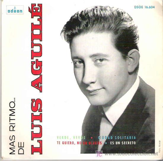 Discos de vinilo: mas ritmo de luis aguile - verde , verde *** ep odeon 1964 - Foto 1