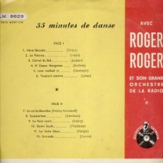 Discos de vinilo: MUSIQUE DE TOUJOURS - ROGER ROGER ET SON GRAN ORCHESTRE DE RADIO - 10 PULGADAS - 25 CTMS