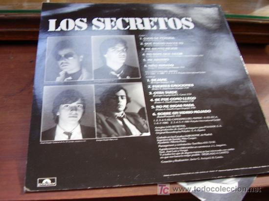Discos de vinilo: Lp Los Secretos - Foto 2