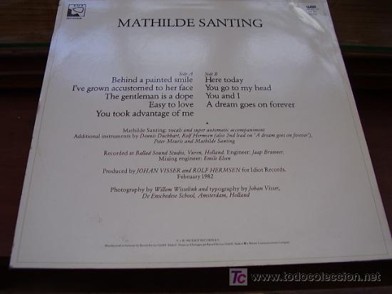 Discos de vinilo: LP Mathilde Santing - Foto 2