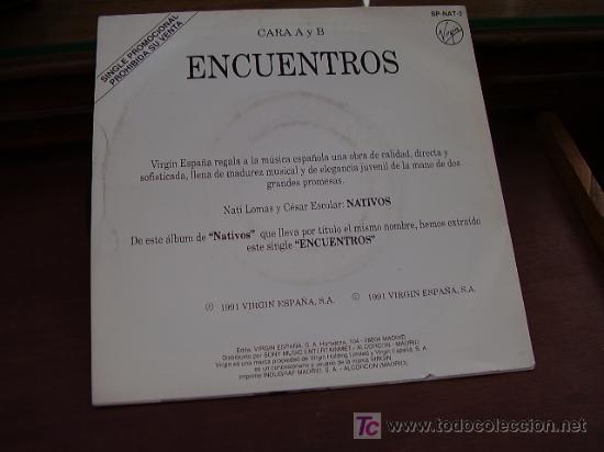 Discos de vinilo: Sigle Encuentros  NATIVOS - Foto 2
