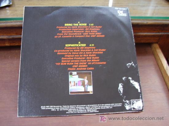 Discos de vinilo: Single Public Enemy  Bring the Noise - Foto 2