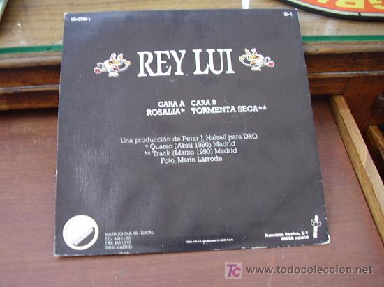 Discos de vinilo: Single Rey Lui    Rosalia - Foto 1