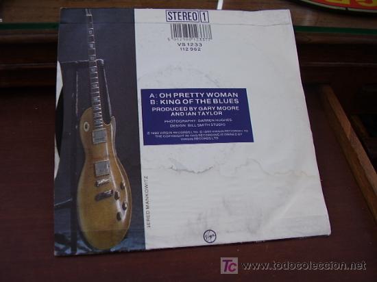 Discos de vinilo: Single Gary Moore  Oh Pretty Woman - Foto 2