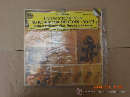 Discos de vinilo: HAYDN, SINFONIA N&ordm; 101 y 102 - Foto 1