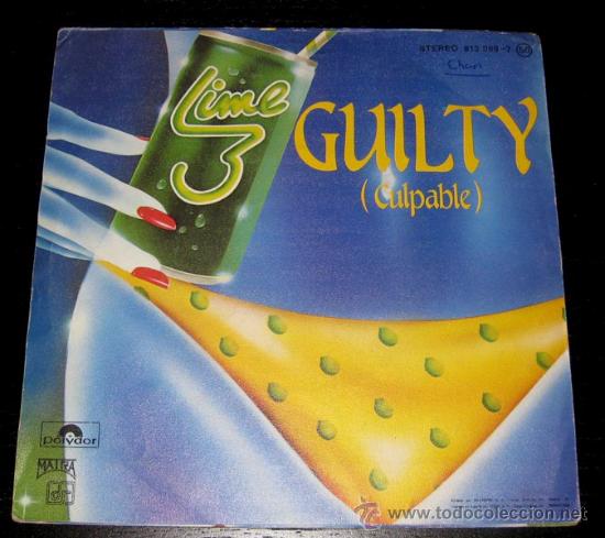 Discos de vinilo: ANTIGUO DISCO VINILO SINGLE GUILTY - LIME - CULPABLE - A&Ntilde;O 1983 - POLYDOR - DISCO EN  - - Foto 1