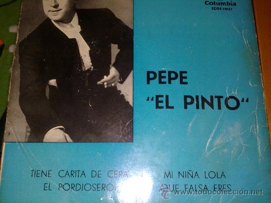 Discos de vinilo: CARATULA EP PEPE PINTO - Foto 1