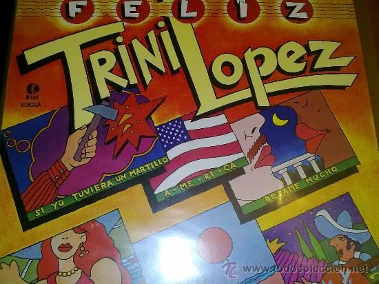 Discos de vinilo: LP FELIZ TRINI LOPEZ - Foto 1