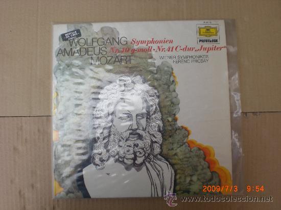 Discos de vinilo: MOZART, SINFONIA N&ordm; 40 y 41 - Foto 1