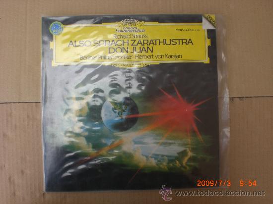 Discos de vinilo: RICHARD STRAUSS, ZARATHUSTRA - Foto 1