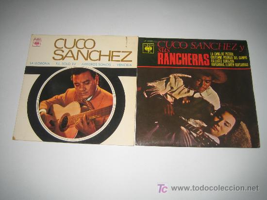 Disques de vinyle: LOTE DE DOS SINGLES DE CUCO SANCHEZ