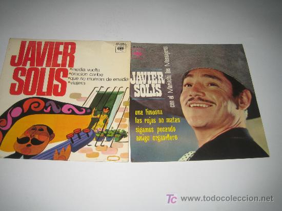 Discos de vinilo: LOTE DE DOS SINGLES DE JAVIER SOLIS - Foto 1