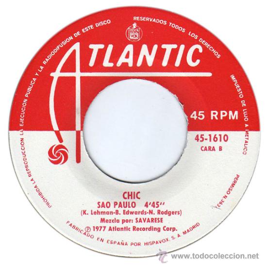 Discos de vinilo: LABEL: ATLANTIC/HISPAVOX SPAIN 1977 - Foto 3