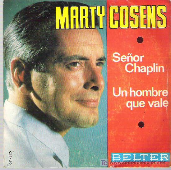 Discos de vinilo: marty cosens - se&ntilde;or chaplin ** belter 1966 - Foto 1