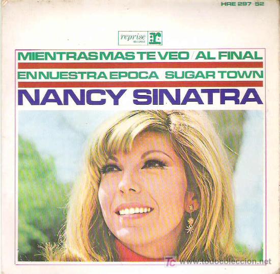 Discos de vinilo: nancy sinatra - sugar town ** ep hispavox 1966 - Foto 1