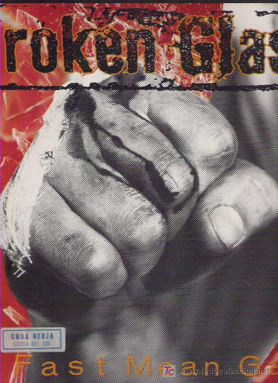 Discos de vinilo: broken glass - a fast mean game ** 1990 espa&ntilde;a lp - Foto 1