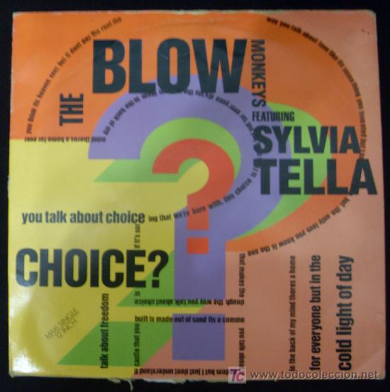 Discos de vinilo: SINGLE DE THE BLOW MONKEUS. SYLVIA TELLA. - Foto 1