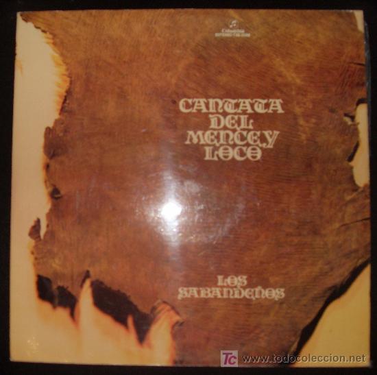 Discos de vinilo: LP DE LOS SABANDE&Ntilde;OS. CANTATA DEL MERCEY LOCO. - Foto 1