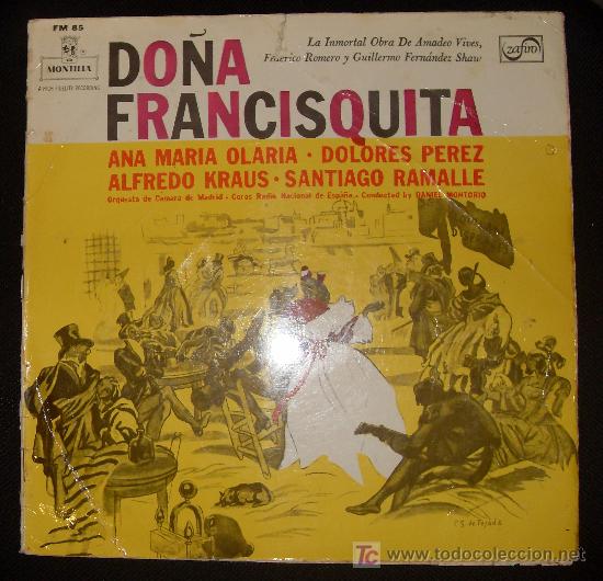 Dischi in vinile: LP DE DO&Ntilde;A FRANCISQUITA.