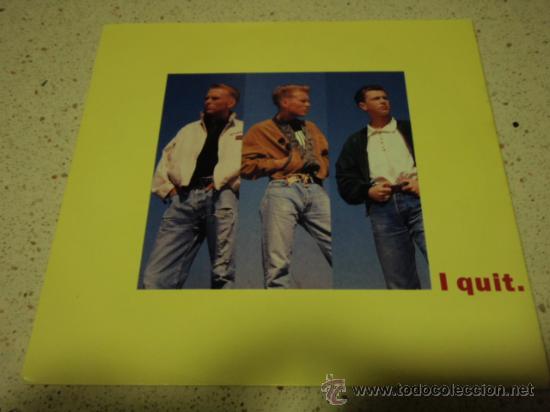 Discos de vinilo: BROS   ( I QUIT    2 VERSIONES )   1988 - HOLANDA    SINGLE45   CBS - Foto 1