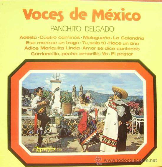 Disques de vinyle: PANCHITO DELGADO-VOCES DE MEXICO LP 1976 SPAIN