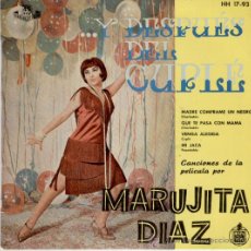 Discos de vinilo: MARUJITA DIAZ - Y DESPUES DEL CUPLE - MADRE COMPRAME UN NEGRO - EP . Lote 26971150