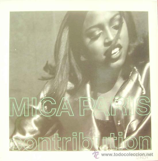 Discos de vinilo: MICA PARIS-CONTRIBUTION MAXI 1990 SPAIN - Foto 1