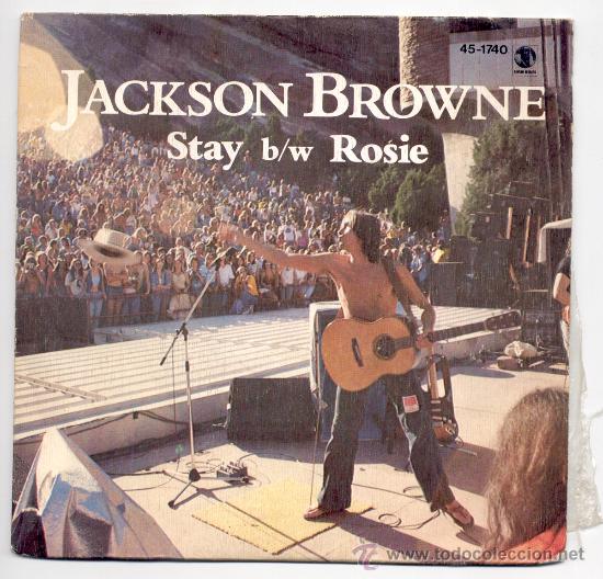 Discos de vinilo: SINGLE - JACKSON BROWNE - &rdquo;Stay b/w Rosie&rdquo;. - Foto 1