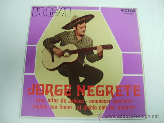Discos de vinilo: JORGE NEGRETE - (RCA-1.970) - Foto 1
