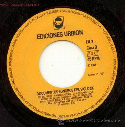 Discos de vinilo: DOCUMENTOS SONOROS DEL SIGLO XX - Foto 1