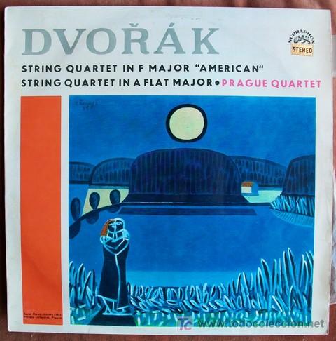 Discos de vinilo: SUPRAPHON - DVORAK - QUARTETOS DE CUERDAS - PRAGUE QUARTET - NM - Foto 1