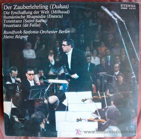Discos de vinilo: ETERNA - DUKAS / MILHAUD / ENESCU / SAINT-SAENS / DE FALLA - R&Ouml;GNER - Foto 1